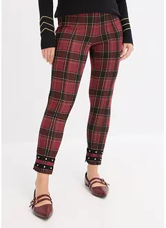 Jeggings med gullfargede nagler, bonprix