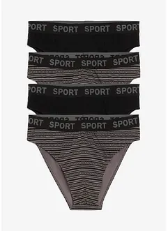 Truse med myk bomull (4-pack), bonprix