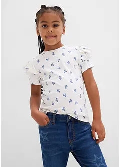 T-skjorte i økologisk bomull med elastan, bonprix