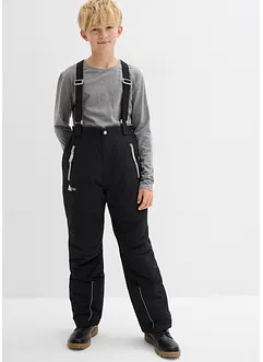 Vanntett funksjonsbukse med bukseseler og refleksdetaljer, bonprix