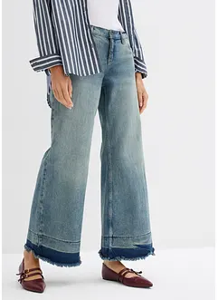Wide leg-jeans, Mid Waist, bonprix