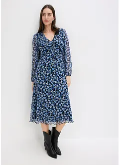 Midikjole i mesh, bonprix