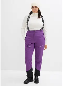 Funksjonsbukse i softshell med stretch, vannavstøtende, bonprix