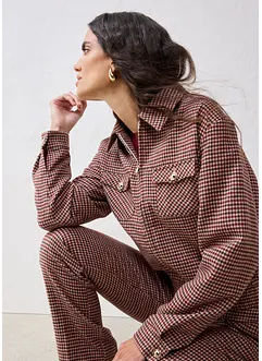 Bomberjakke i myk ullmiks, bonprix