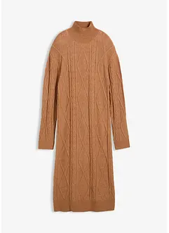 Kabelstrikket kjole, bonprix
