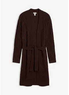 Kabelstrikket coatigan, bonprix