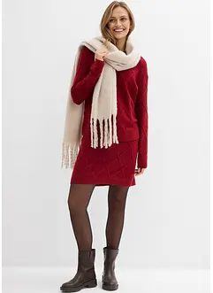 Kabelstrikket skjørt, bonprix