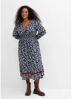 Maxikjole i lett viskose, bonprix