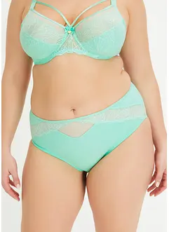 Truse med høy midje og nydelige blonder, bonprix