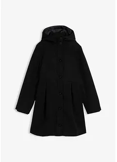 Kåpe med hette og legg, A-fasong, bonprix