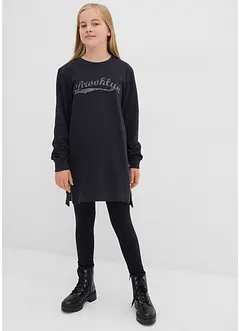 Sweathirtkjole i 100% økologisk bomull, bonprix