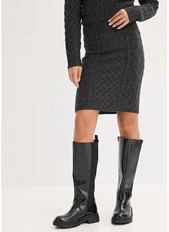 Strikket skjørt, bonprix