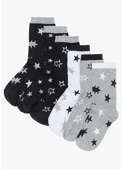 Damesokker med økologisk bomull (6-pakning), bonprix