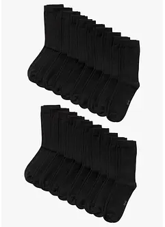 Sokker med økologisk bomull (20-pack), bonprix