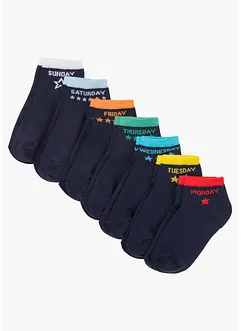 Sneakerssokker for barn (7-pack), bonprix