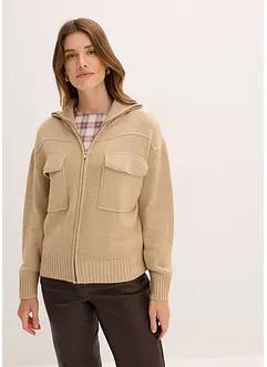 Oversized strikkejakke, bonprix