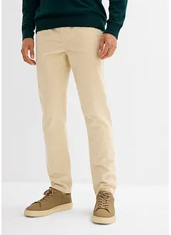 Regular Fit-pull on-kordfløyelsbukse, Straight, bonprix