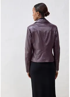 Bikerjakke i nappaskinn, bonprix