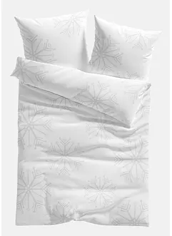 Sengesett med snøfnugg, bonprix