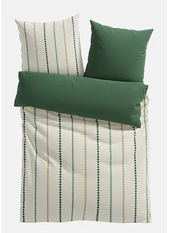 Vendbart sengesett med stripemønster, bonprix