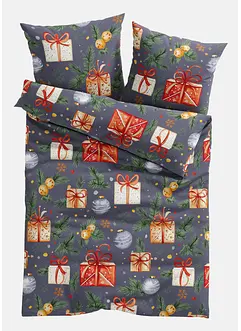 Sengesett med julegavemønster, bonprix