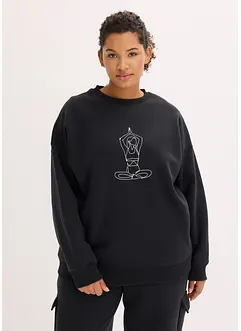 Varmende, oversized sweatshirt, hurtigtørkende, bonprix