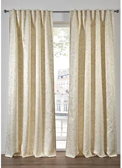 Jacquard gardin med glans, fås også i ekstra lang (1-pack), bonprix