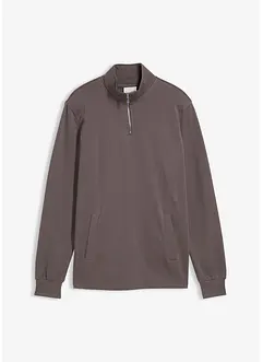 Sweatshirt i 100% økologisk bomull med praktiske lommer og rett nederkant, bonprix