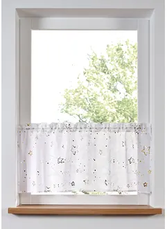 Gardinkappe med skinnende stjerner, bonprix