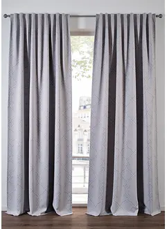 Mørkleggingsgardin med resirkulert polyester (1-pack), bonprix