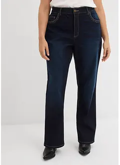 Straight Jeans High Waist med lommedetaljer, bonprix