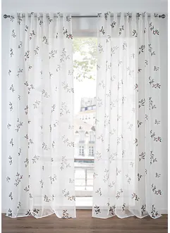 Gardin med mistelteinmønster (1-pack), bonprix