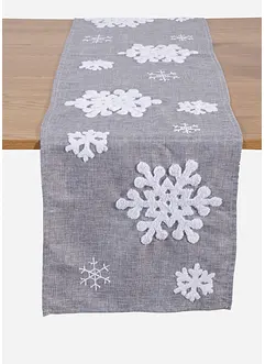 Bordløper med forseggjorte snøfnugg, bonprix