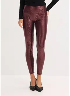 Skimrende leggings i imitert skinn, bonprix