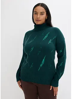 Genser med paljetter, bonprix