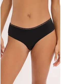 Hipstertruse med blonder (2-pack), bonprix