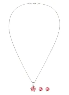 Elli-kjede og ørepynt i sølv 925, elli