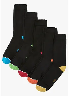 Sokker (5-pack) med økologisk bomull, bonprix