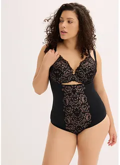 Shape-body med glittergarn, lett formende, bonprix