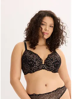 Vattert BH med glittergarn, bonprix