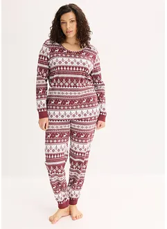 Pyjamas av økologisk bomull, bonprix
