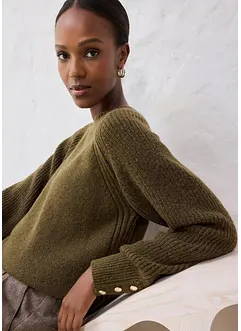 Genser med ull, bonprix