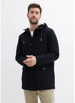 Vinterparkas med piléfôr i hetten, bonprix