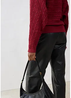 Oversized genser med merinoull, bonprix