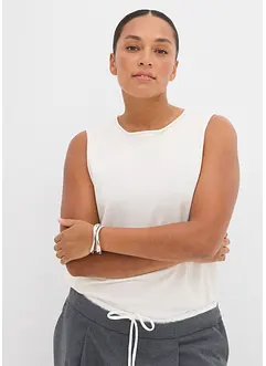 Strikket topp i 100% bomull, bonprix