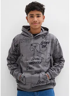 Hettegenser i myk bomullsmiks, bonprix