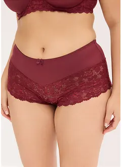 Truse med høy midje og blonder, bonprix