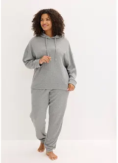 Loungewear-kosedress i mykt ribbemateriale, oversized, bonprix