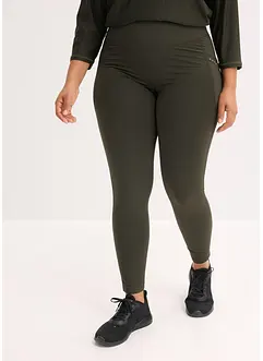 Varmende leggings med refleksdetaljer og mobillomme, bonprix