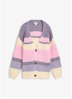 Grovstrikket cardigan med fargegradering, bonprix